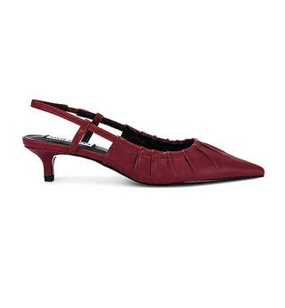 Steve Madden Syrie Sling Back in red