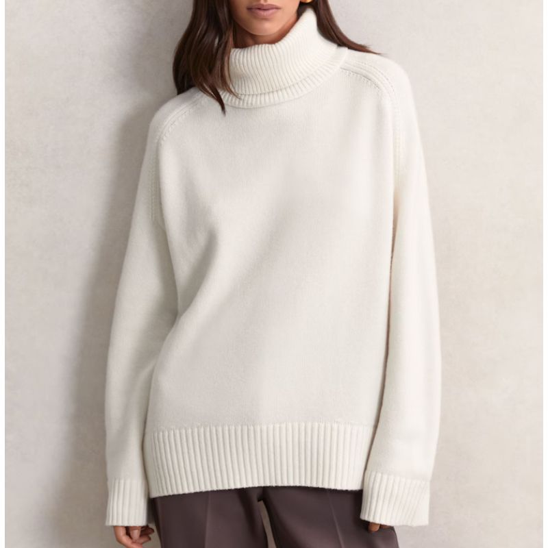 Reiss, Brooklyn Wool-Cashmere Roll-Neck Jumper