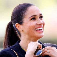 Meghan Markle smiling 