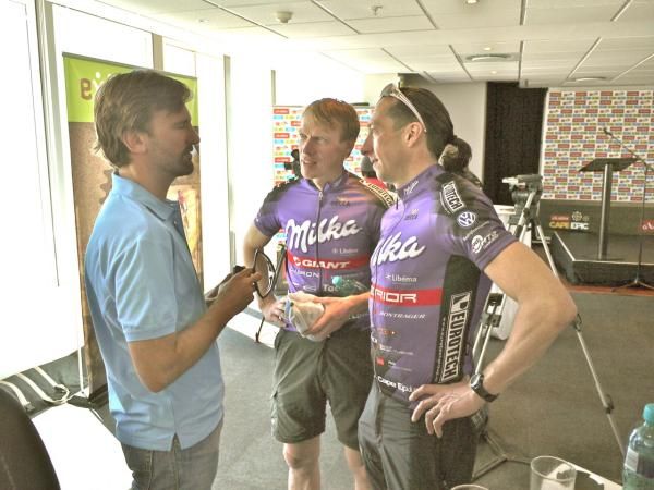 Bart Brentjens at the pre-race press conference