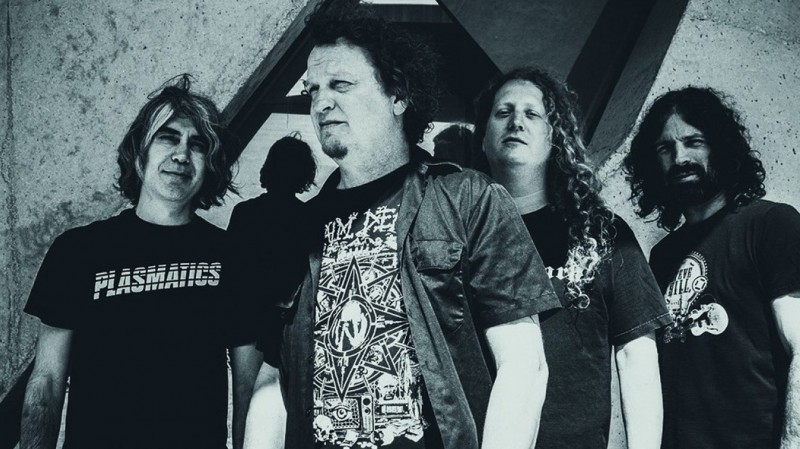 A press shot of Voivod