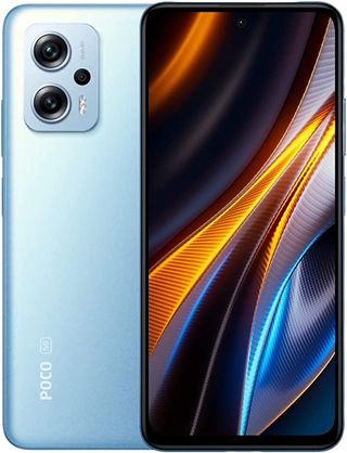 Poco X4 GT render showing the front and back panel