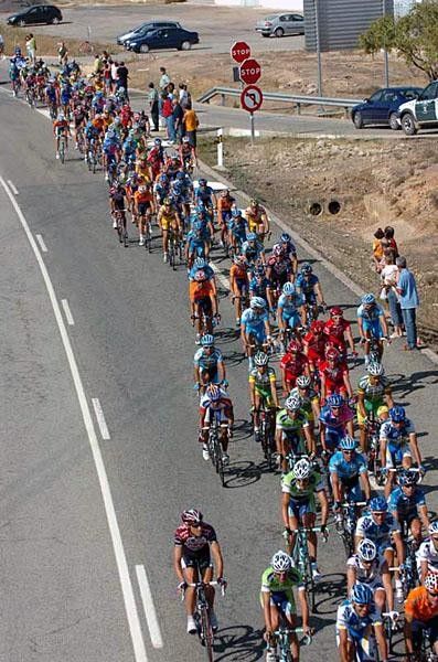 Fans made time to catch the race even the more quiet, remote sections of the course