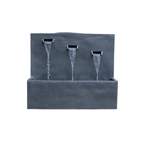 Ebern Designs Rocklynn Easy Fountain Kabe Falls Grey Mains Powered Garden Feature Incl Leds - L 30 Cm X W 72 Cm X H 61 Cm Weather Resistant Fountain | Wayfair.co.uk