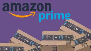 Amazon logo plus boxes