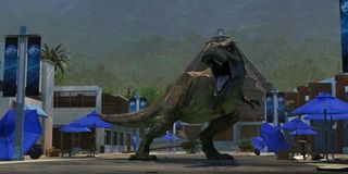 A T-Rex Jurassic World: Camp Cretaceous netflix