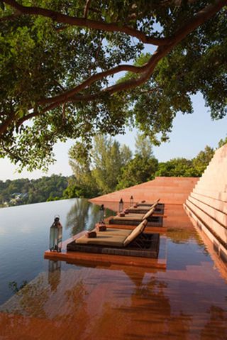 Paresa Resort, Phuket, Thailand - Pools beds