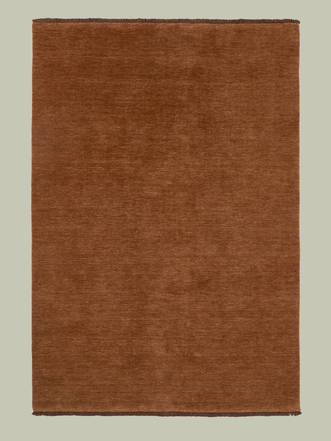 La Redoute, Hotep Hand-Knotted Wool Rug in Tobacco