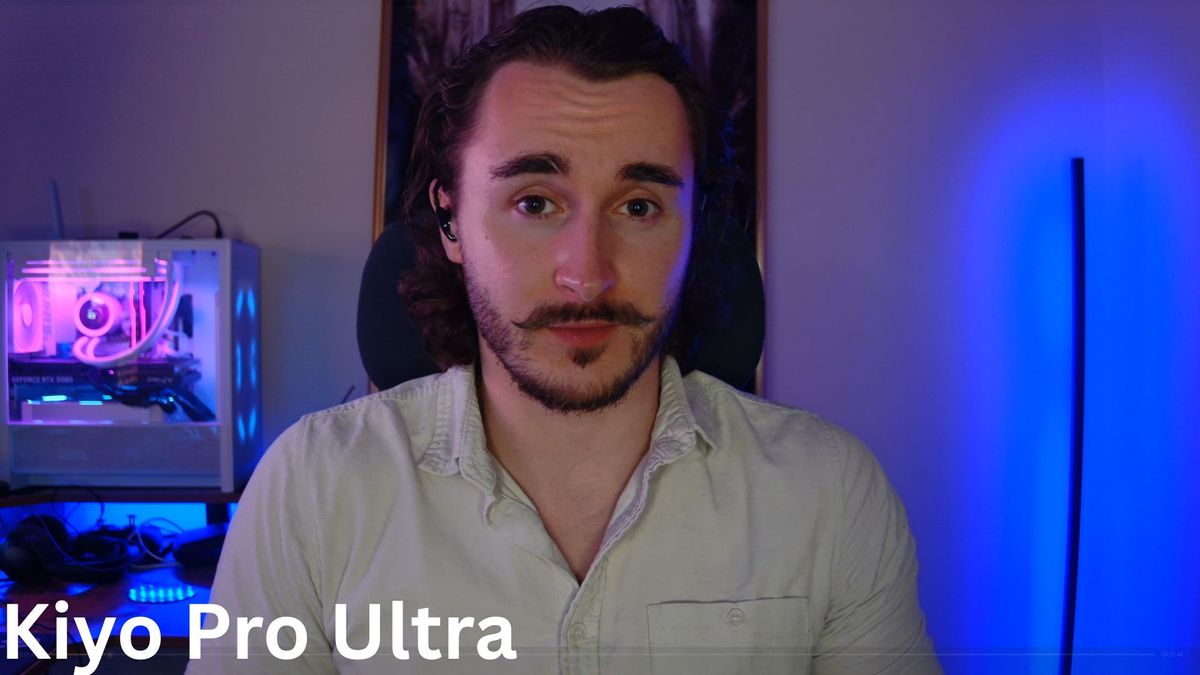A comparison shot of similar lighting used by the Razer Kiyo Pro Ultra in 4K