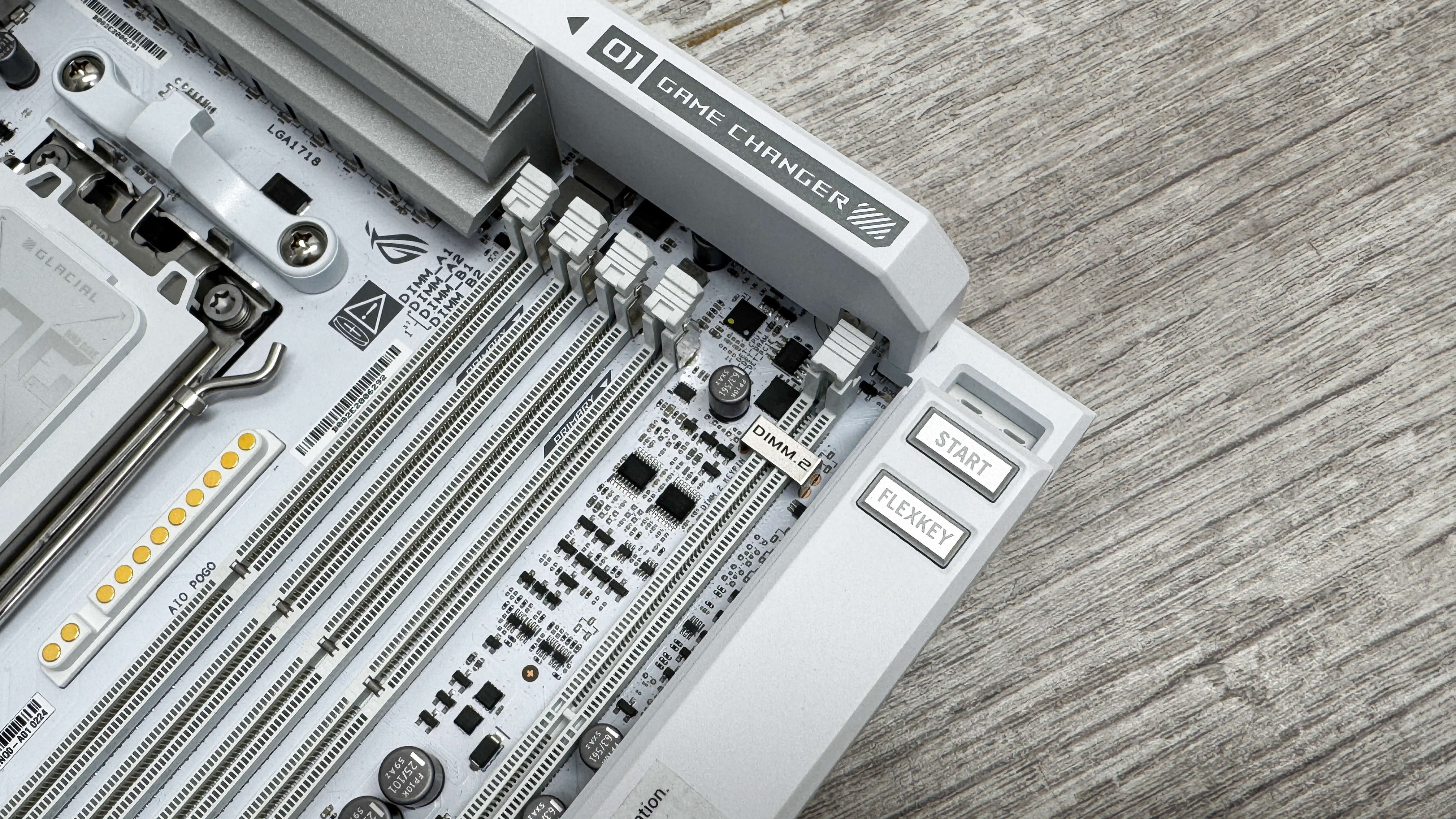 Asus ROG Crosshair X870E Glacial motherboard