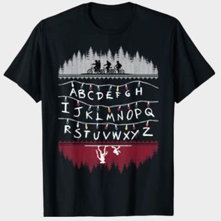 Stranger Things Alphabet Lights t-shirt