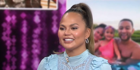 Chrissy Teigen Confirms Third Baby With A Look At Her Pregnant Belly ...