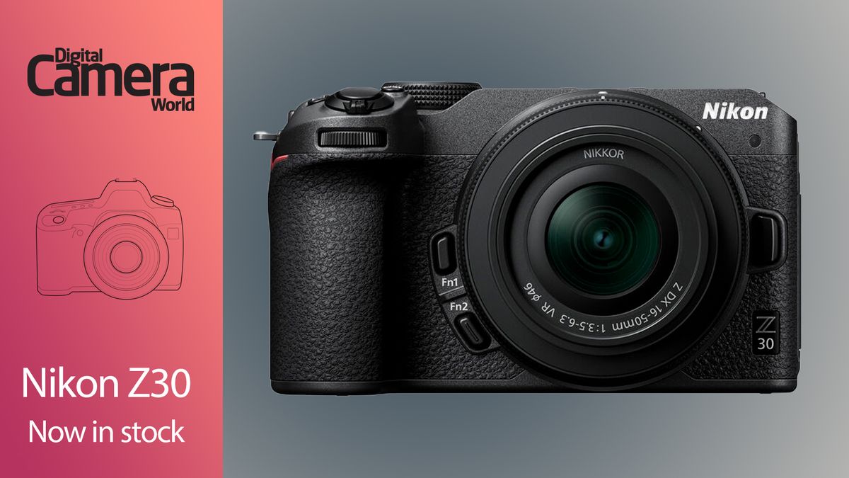 Get your vlog on with the Nikon Z30 because it goes to “in inventory” standing