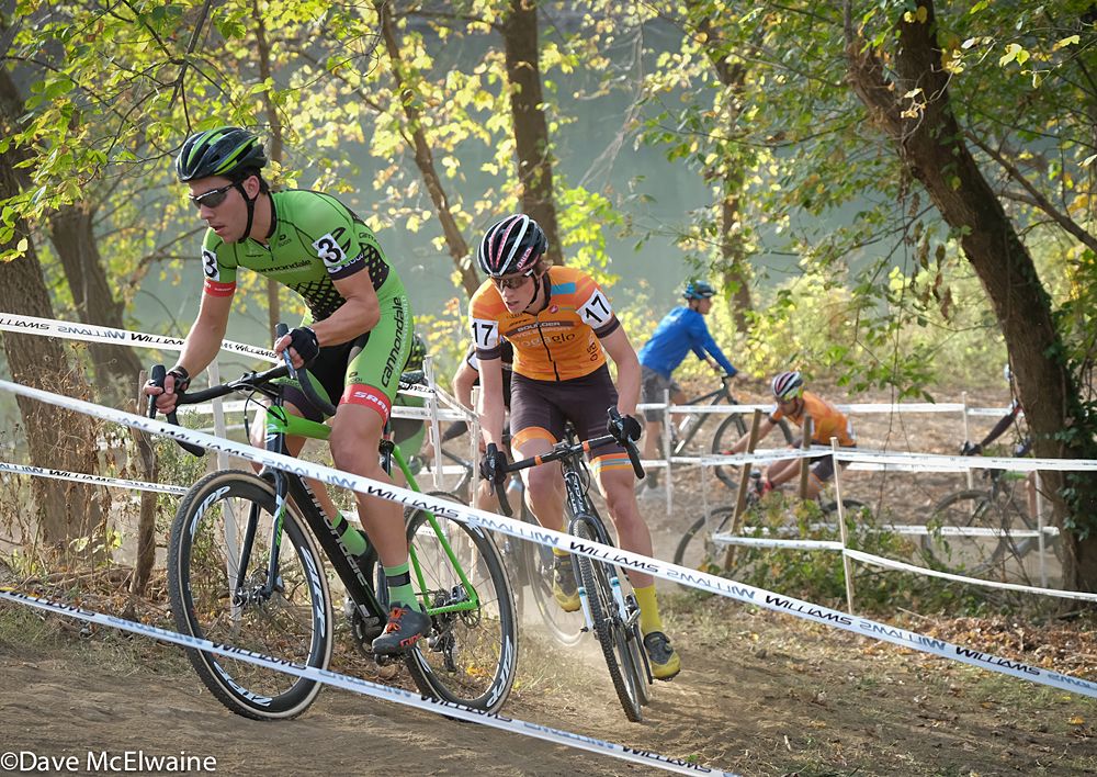 Curtis White (Cannondale) was left in a position that he could not help chase down his team-mate Hyde