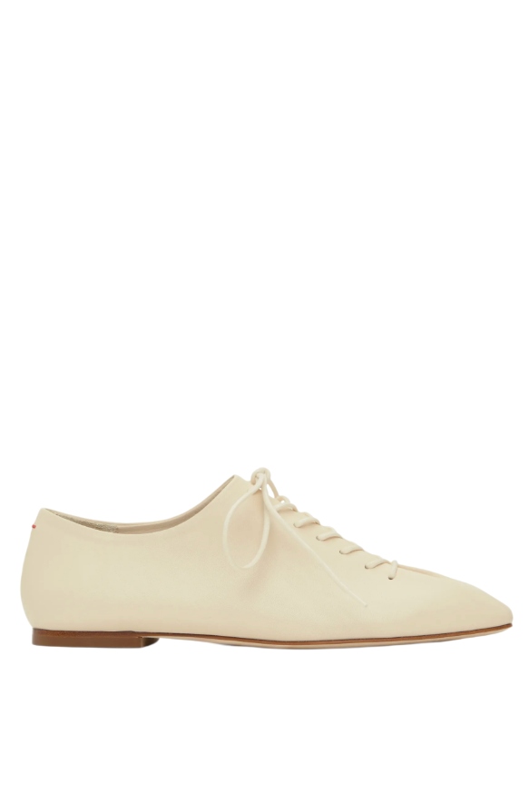 Aeyde, Off-White Isla Nappa Leather Derbys