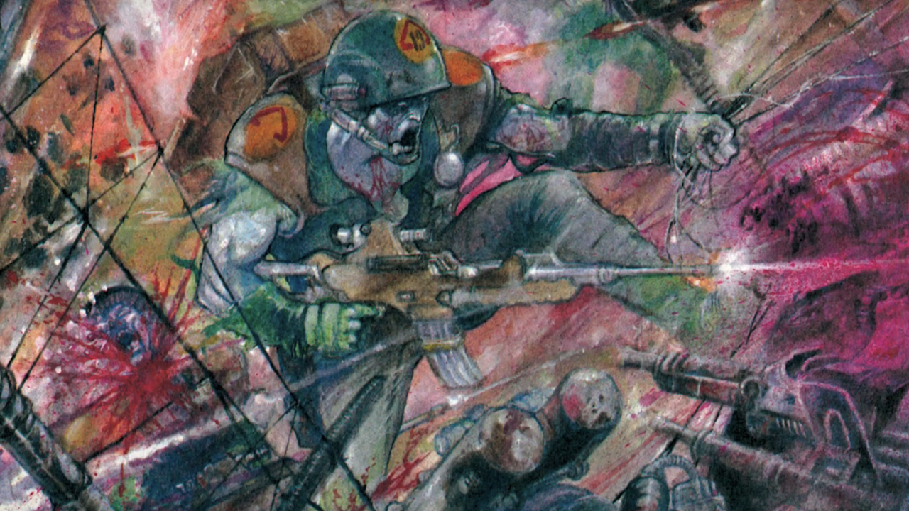 Screenshot of the Rogue Trooper comic