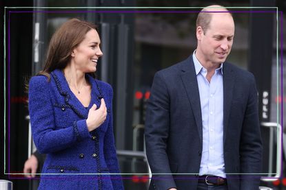 Prince William and Kate Middleton share tactile couple moment, seen here leaving the Copper Box Arena