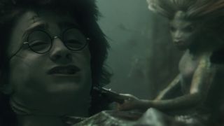 Harry Potter under water in Goblet of Fire