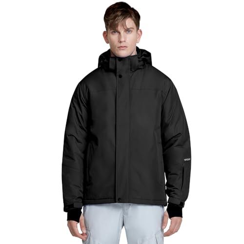 Men's Winter Ski Jacket, Waterproof Warm Insulated Snow Coats