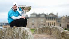 Robert MacIntyre with the Alfred Dunhill Links Championship trophy 