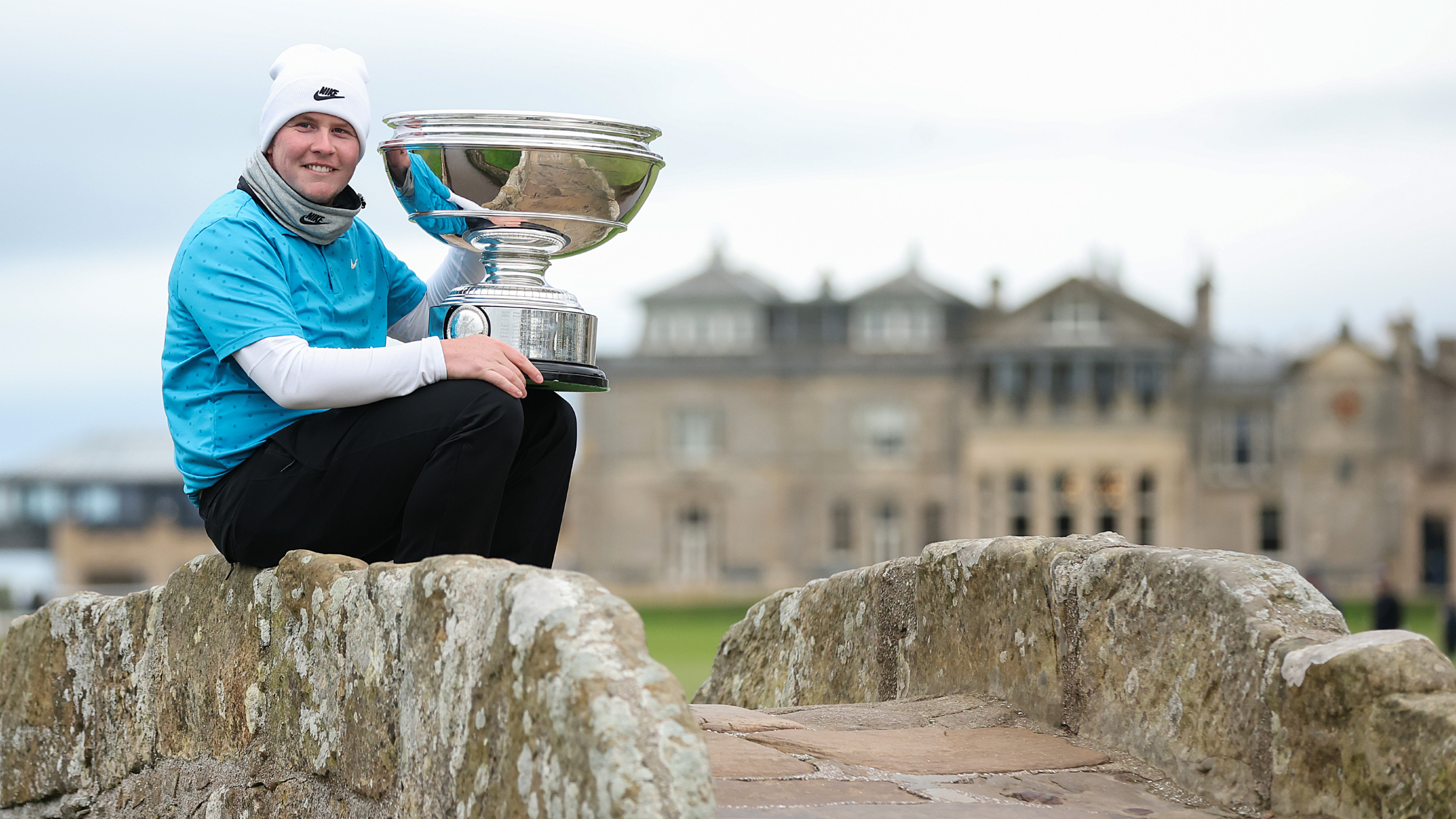 Robert MacIntyre with the Alfred Dunhill Links Championship trophy