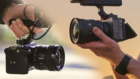 Sony FX3 next to a Sony FX5