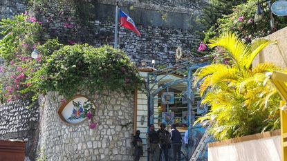 The presidential residence in Port-au-Prince.