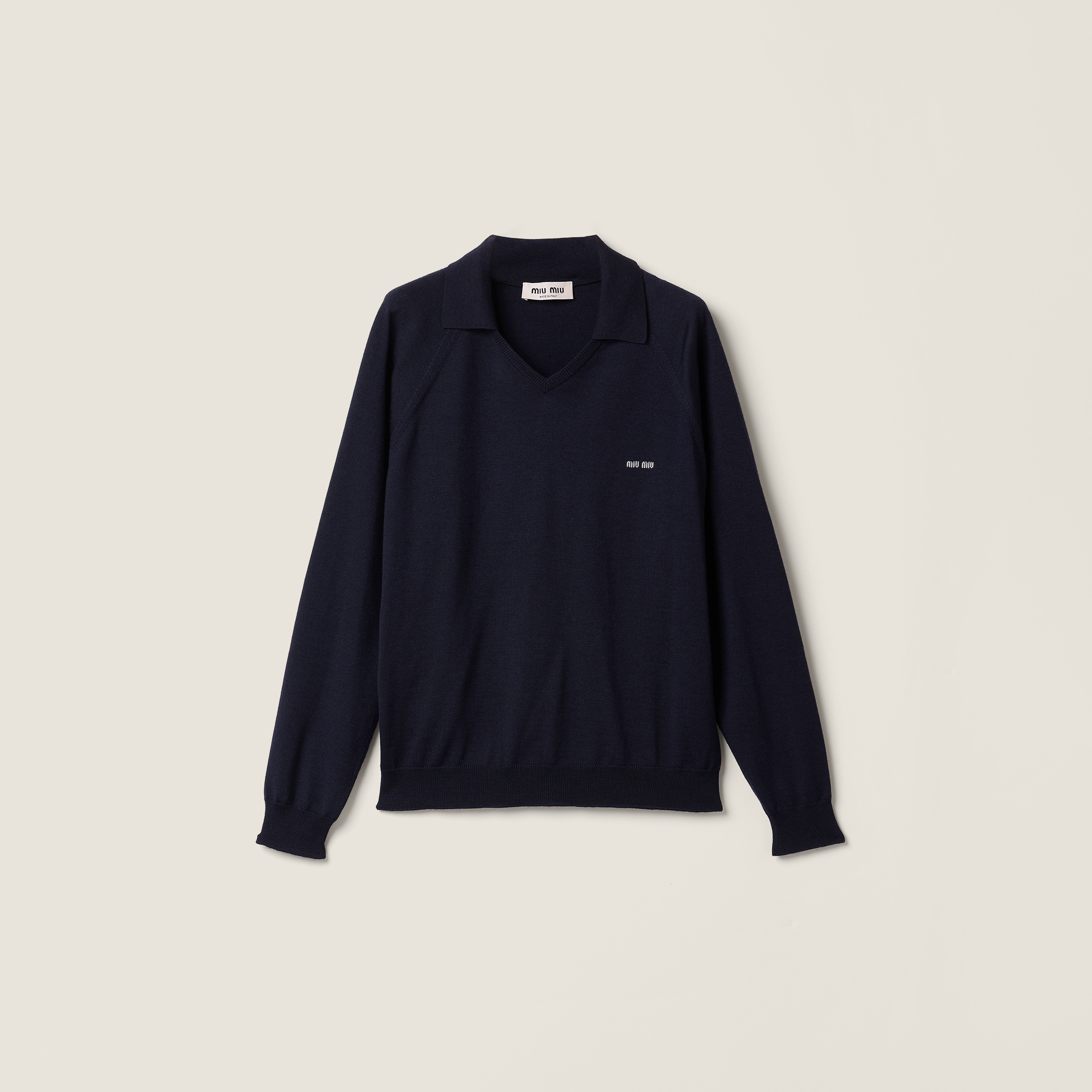 Wool Polo Sweater