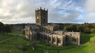 St Davids Cathedral on the Pembrokeshire Coast Path