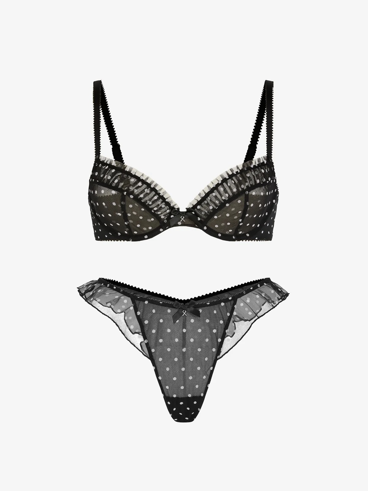 Savage x Fenty, On the Dot Demi Bra 2-Piece Set