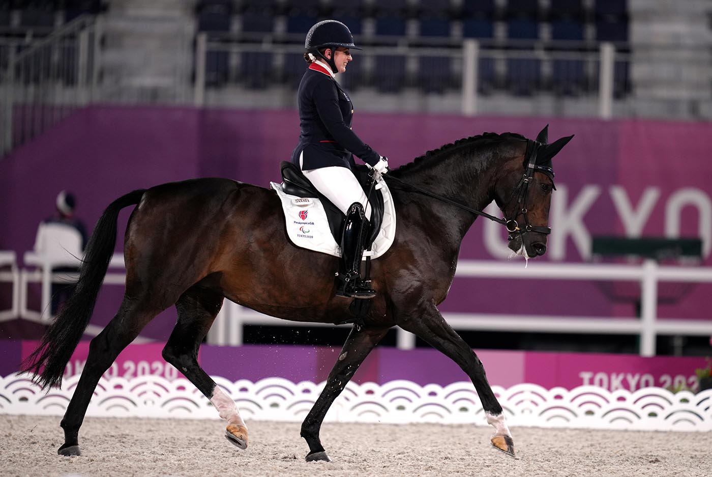 Paralympics dressage: Natasha Baker and Keystone Dawn Chorus take freestyle silver in grade III
