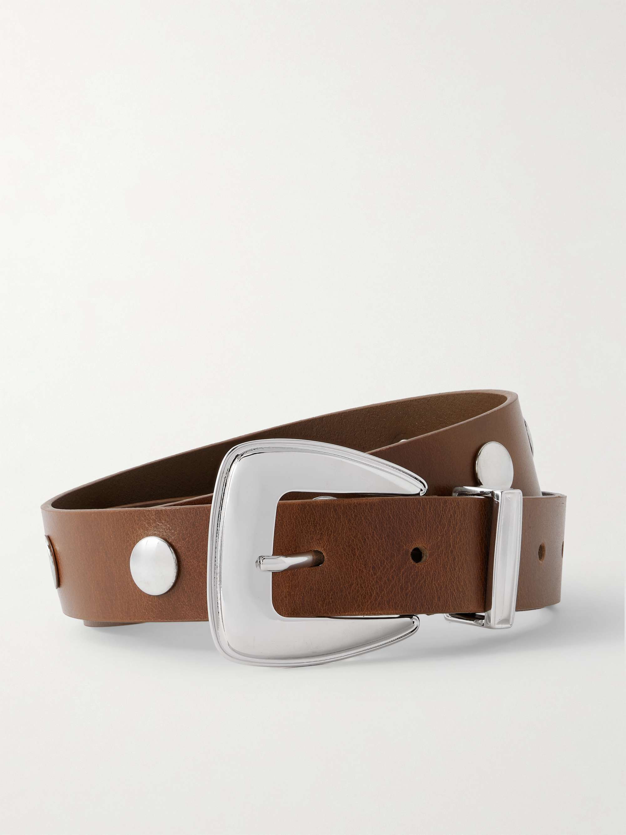 Perth Studded Leather Belt
