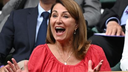 Carole Middleton attends Wimbledon 2021