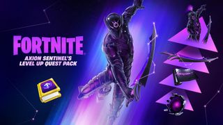 Key art for the Fortnite Level Up Tokens Axion Sentinel's Quest Pack