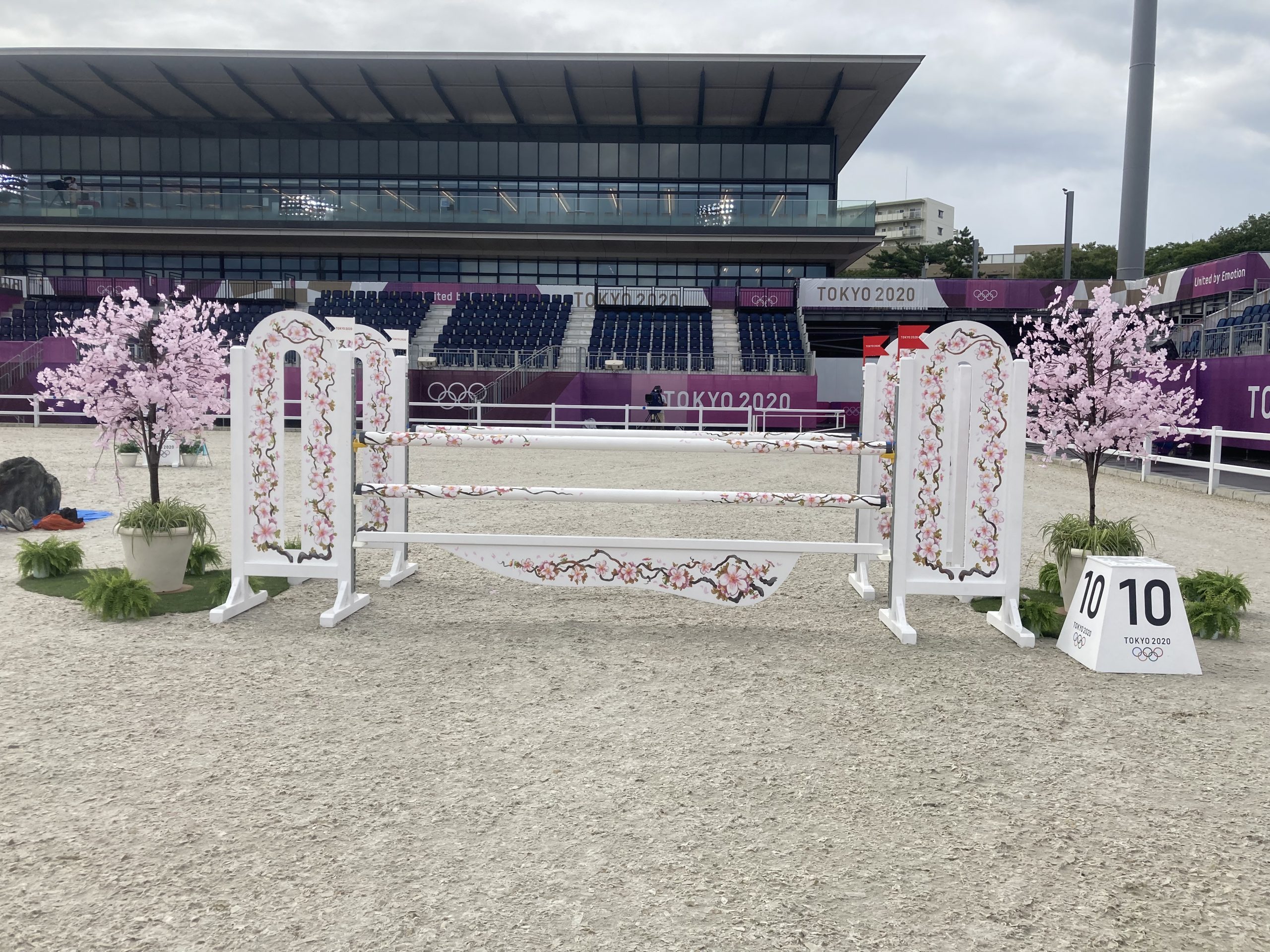 Olympic eventing showjumping