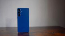 The Samsung Galaxy S25 FE on a desk