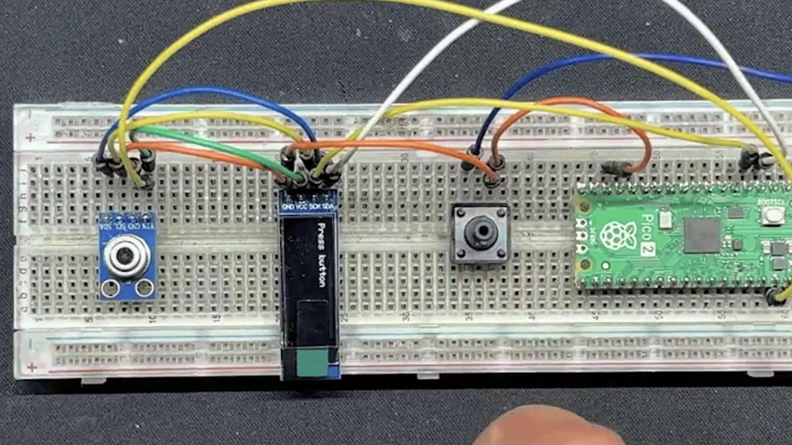 Maker builds Raspberry Pi-powered temperature gun using a Pico 2