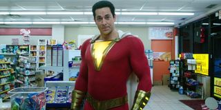 Shazam Zachary Levi stands firm in the convenience store