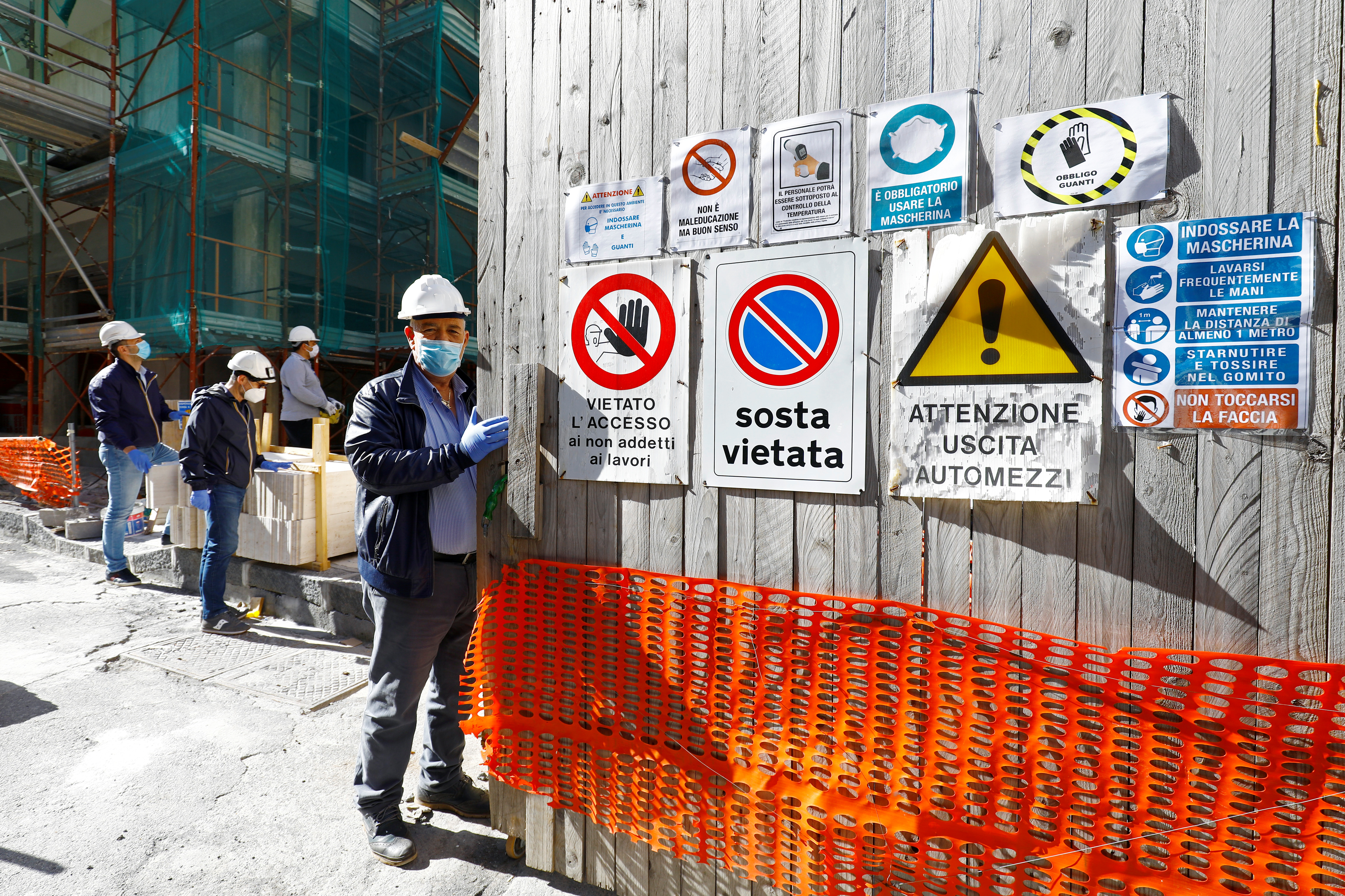 Construction workers.