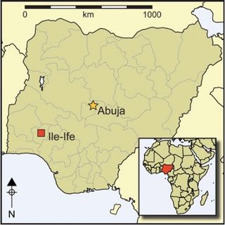 Ile-Ife is in southwestern Nigeria.