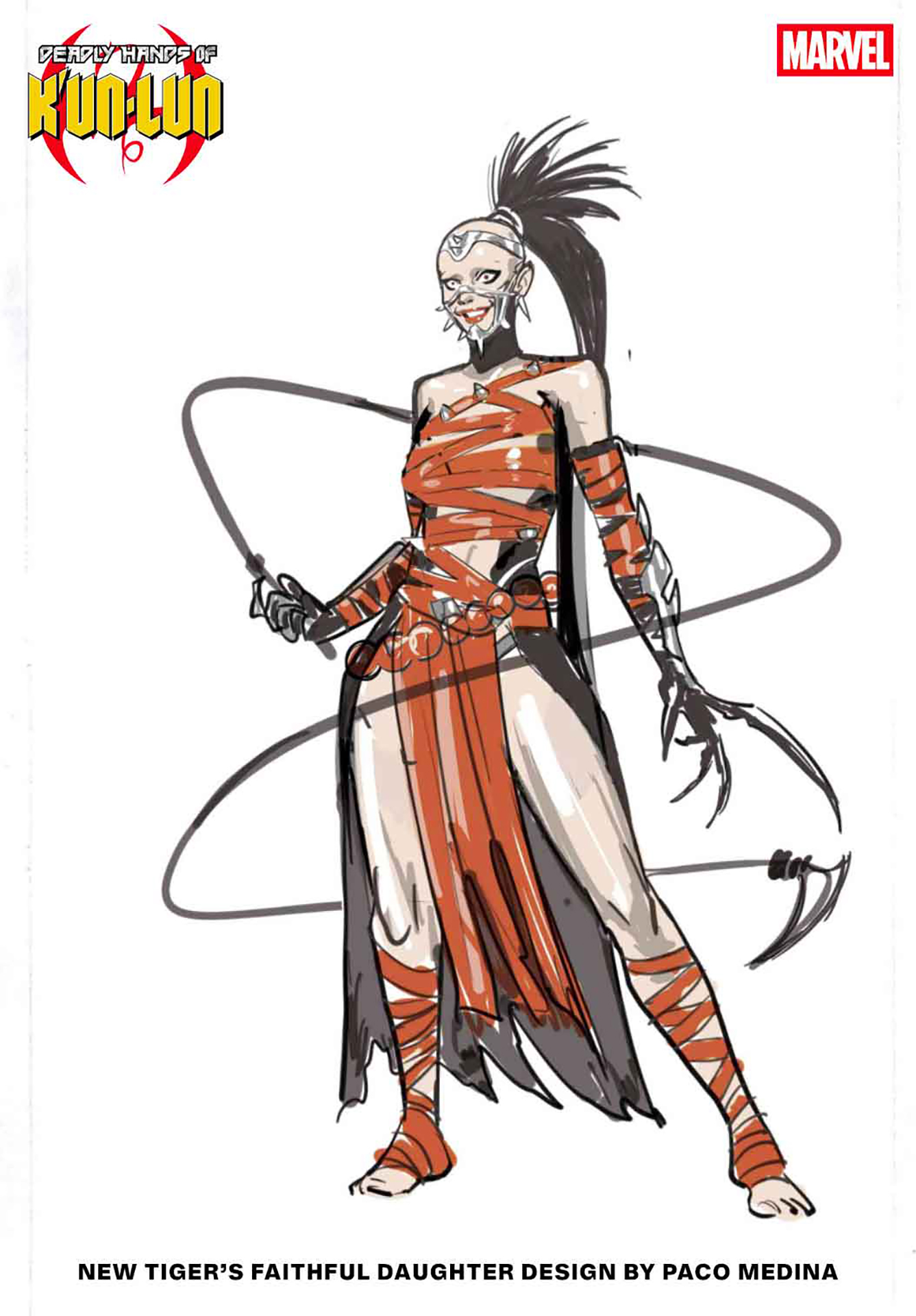 Tiger's Faithful Daughter design sheet by Paco Medina