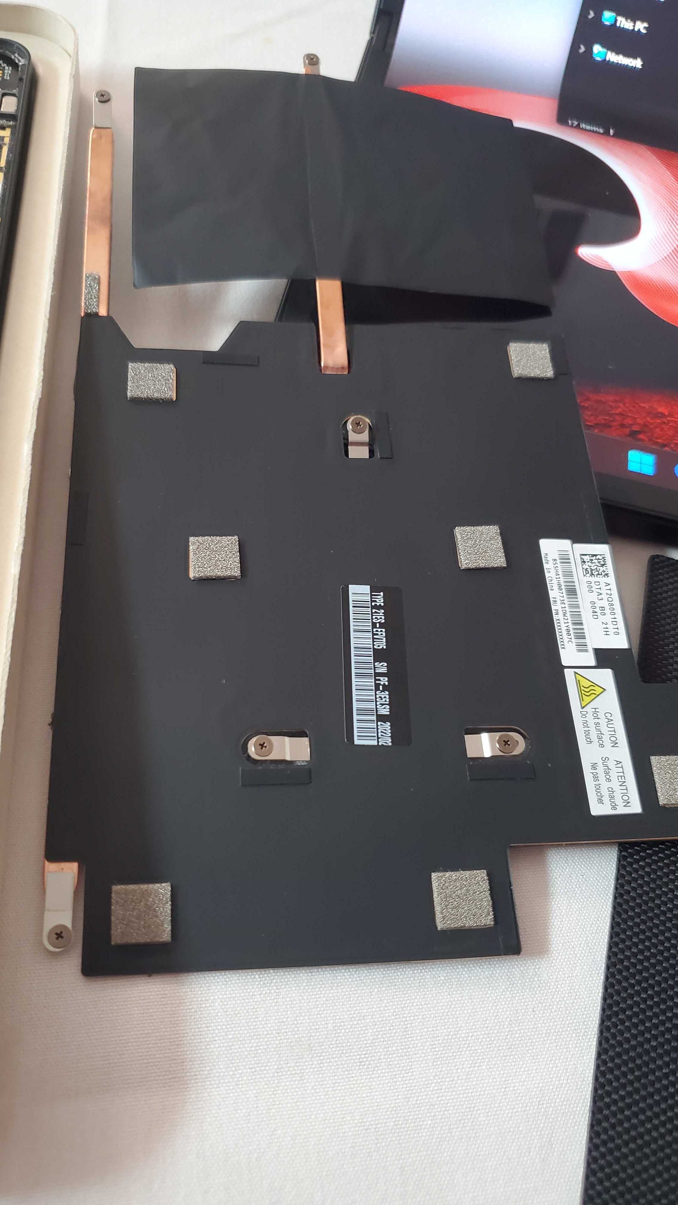 inside thinkpad x1 fold