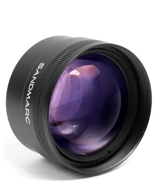 Sandmarc lens on a white background