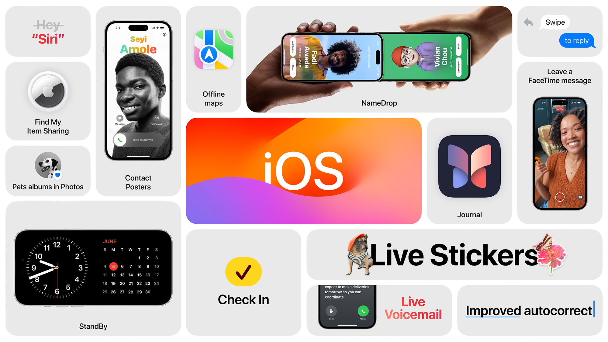 Funciones de iOS 17