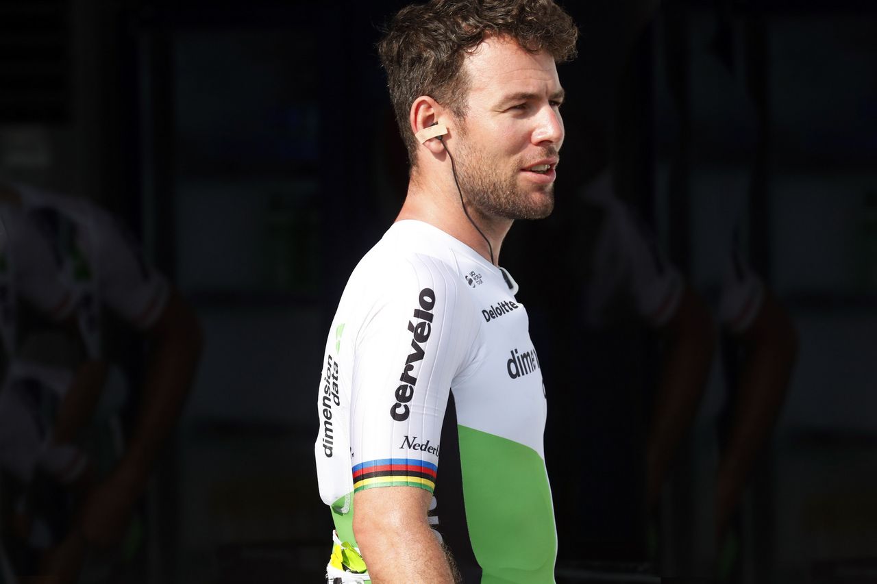 Mark Cavendish ahead of stage 2 of the Dubai Tour