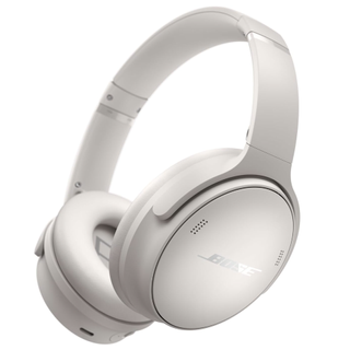 Bose Quietcomfort Bluetooth Headphones, Wireless Headphones, Over Ear Noise Cancelling Headphones With Mic, Up to 24 Hours of Battery Life, White Smoke