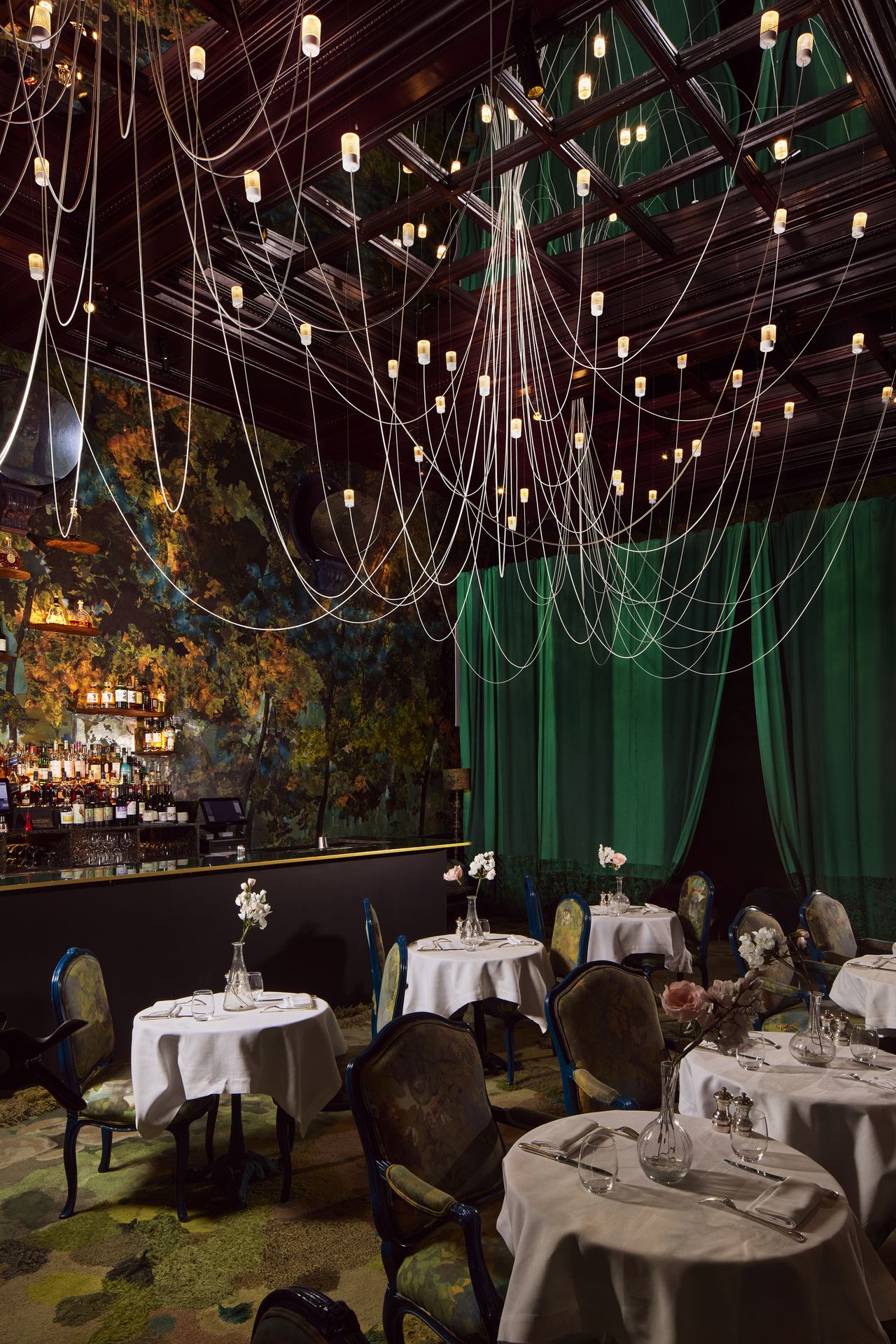 Interiors of sketch London on the occasion of the Dreamscapes exhibition