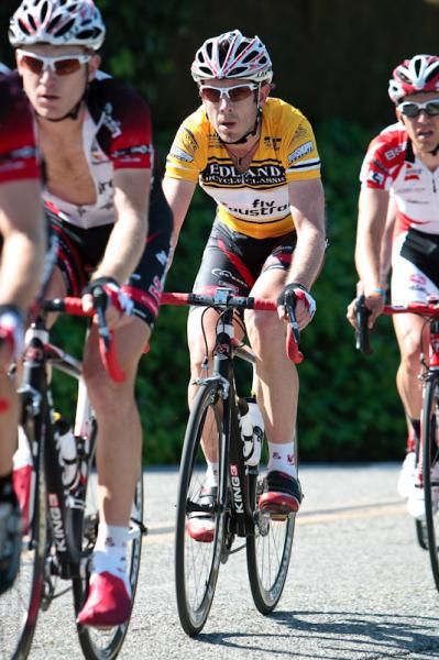 Ben Day (Fly V Australia) stays tucked in and safe behind teammates.