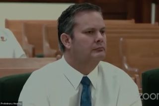 Chad Daybell in court in Netflix's Sins of Our Mother