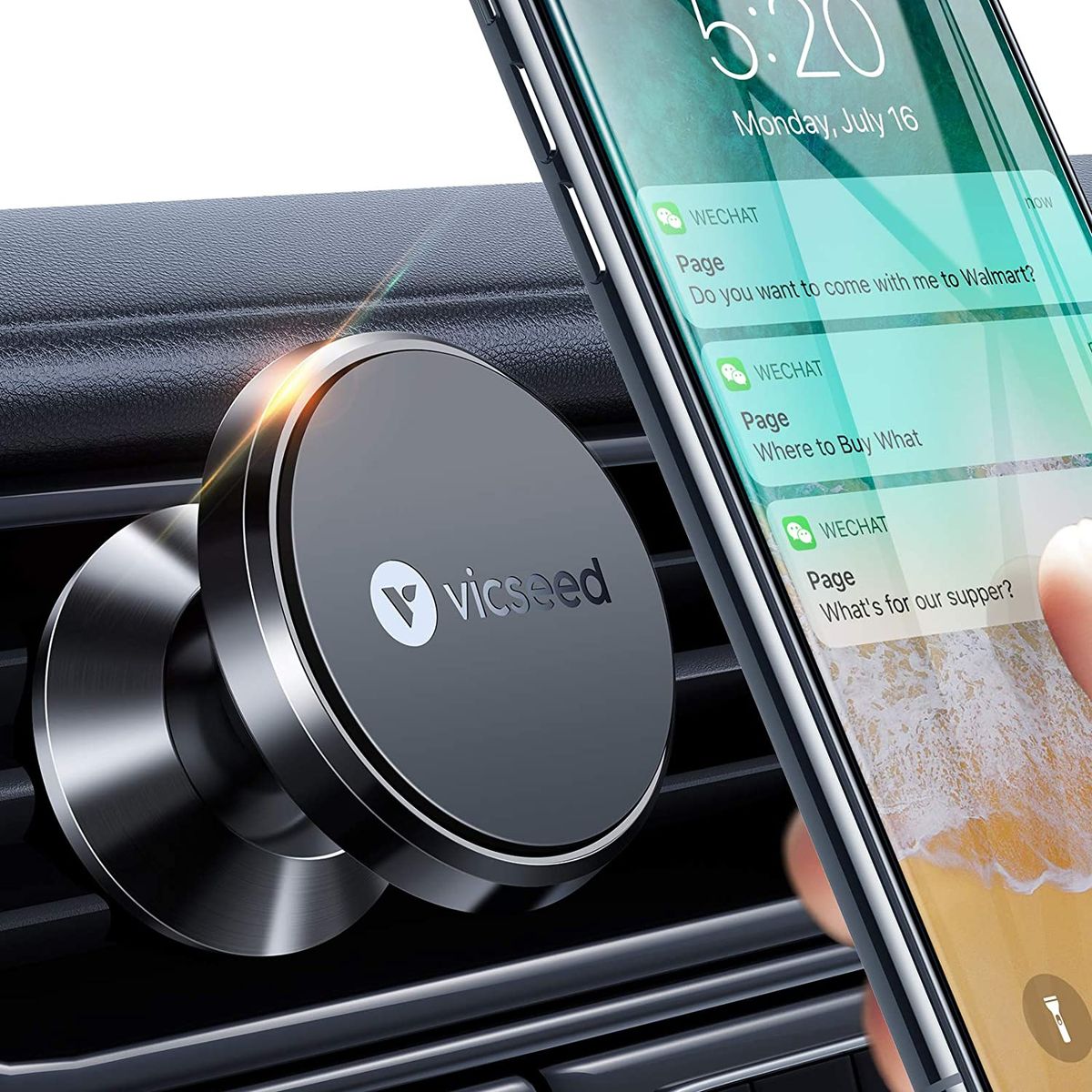 Magnetic Easy Fit Car Vent Mount for Samsung Galaxy S20 Ultra (sku 51884)